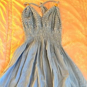 Blanco backless dress